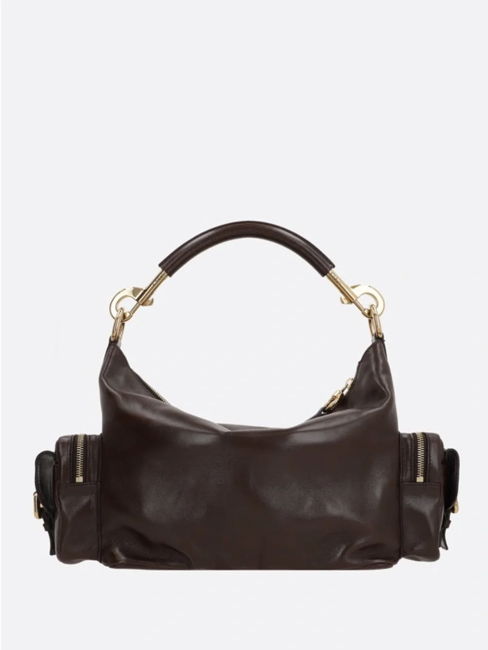 Chloe Medium Camera Bag Chocolate Brown Buffalo Leather